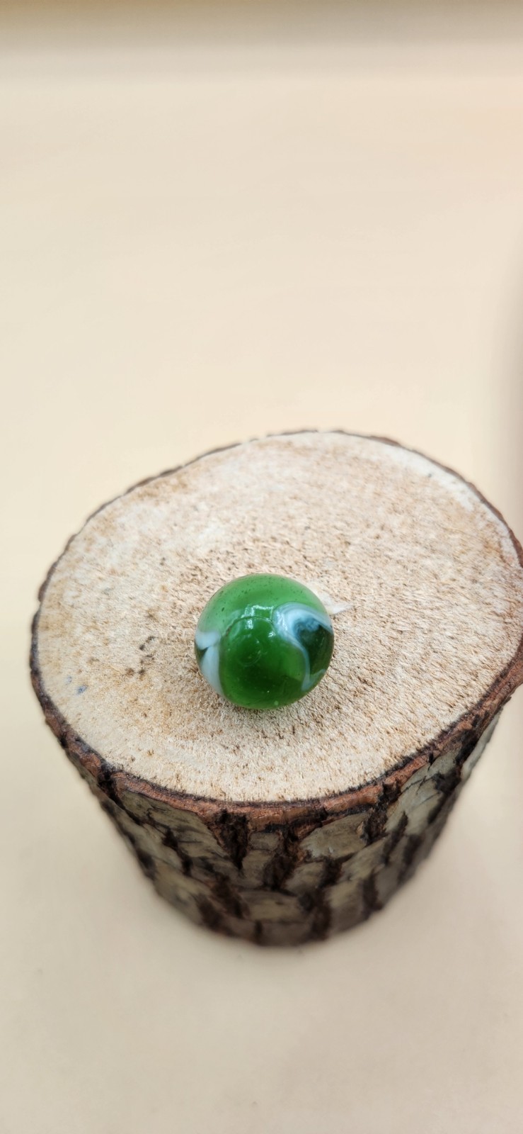 Vintage CAC Christensen Green Agate Slag Marble Uranium Glass