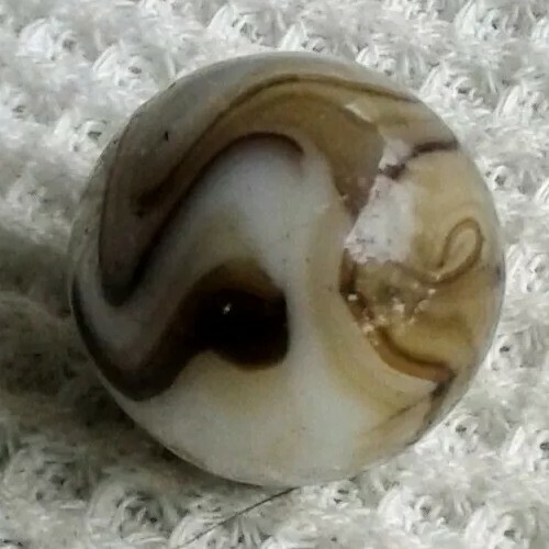 11/16″ Alley agate Drizzle Swirl Marble In Beautiful Mint Condition Check…