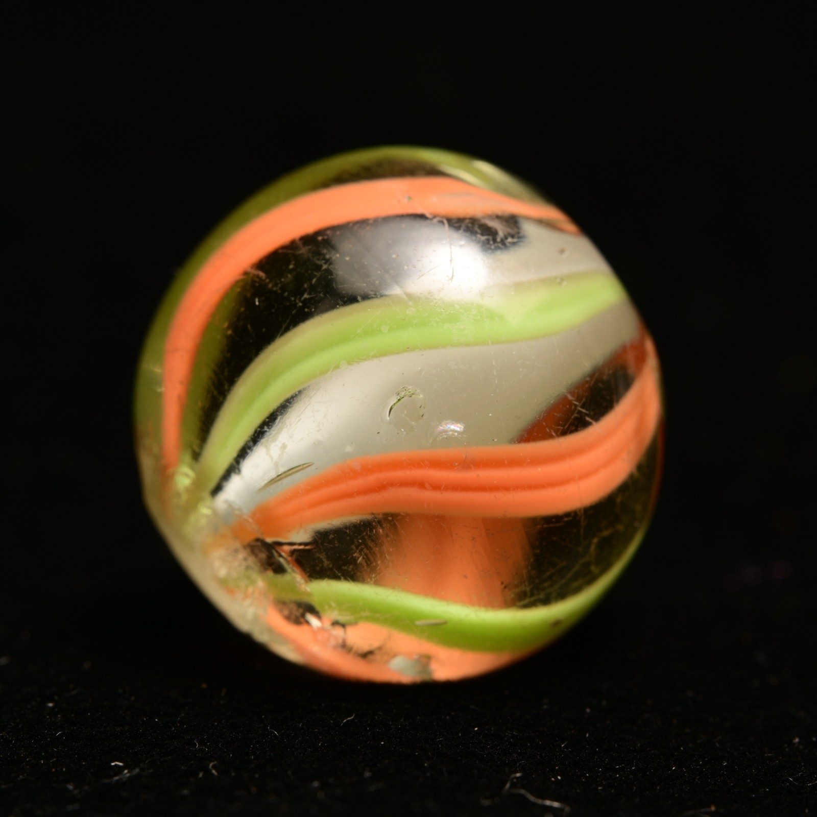 Solid Core German Handmade Antique Marble English Style Contrast 17.6mm 11/16”