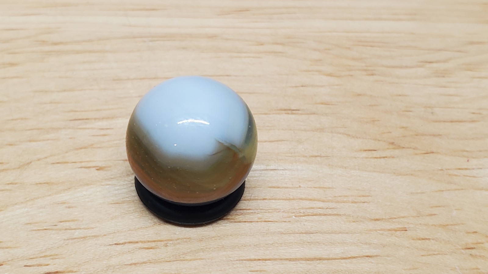 Vintage Marble Vitro Opal Red White Blue Yellow 15.8mm