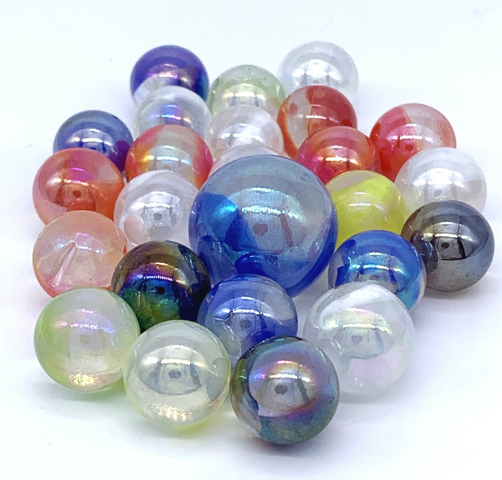 Gumballs Collector Series Net Bag Glass Mega Marbles Vacor 1 Shooter 24 Players