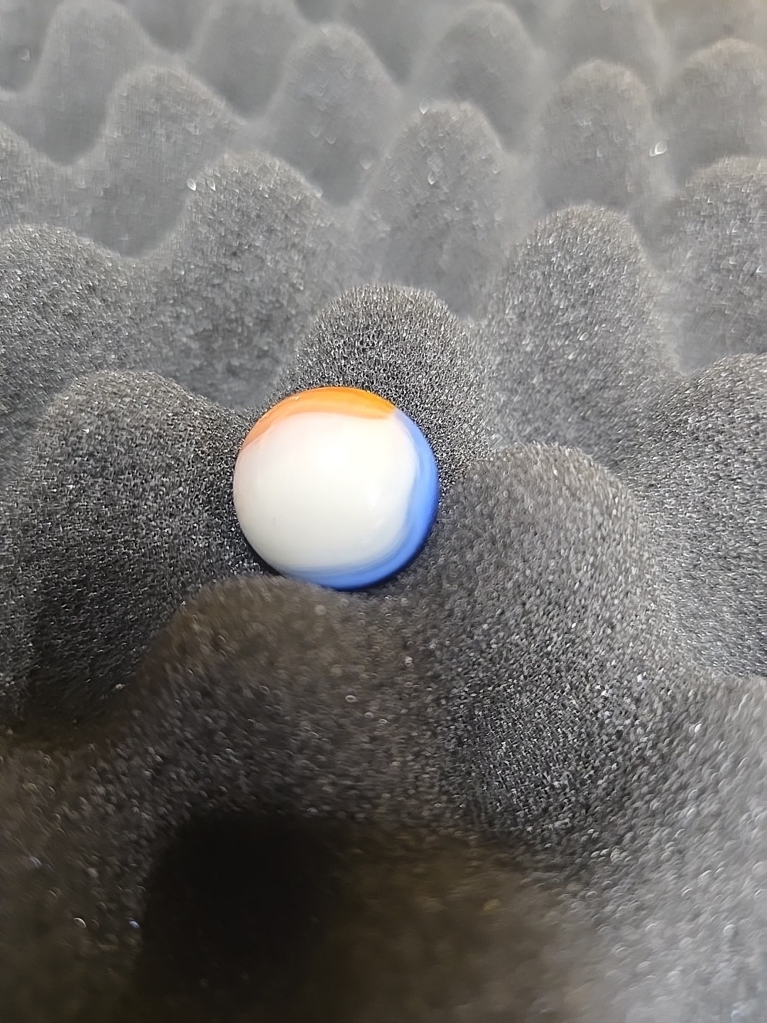 Peltier NLR National Line Rainbow Tri Color Marble 5/8 Blue Orange White Mint