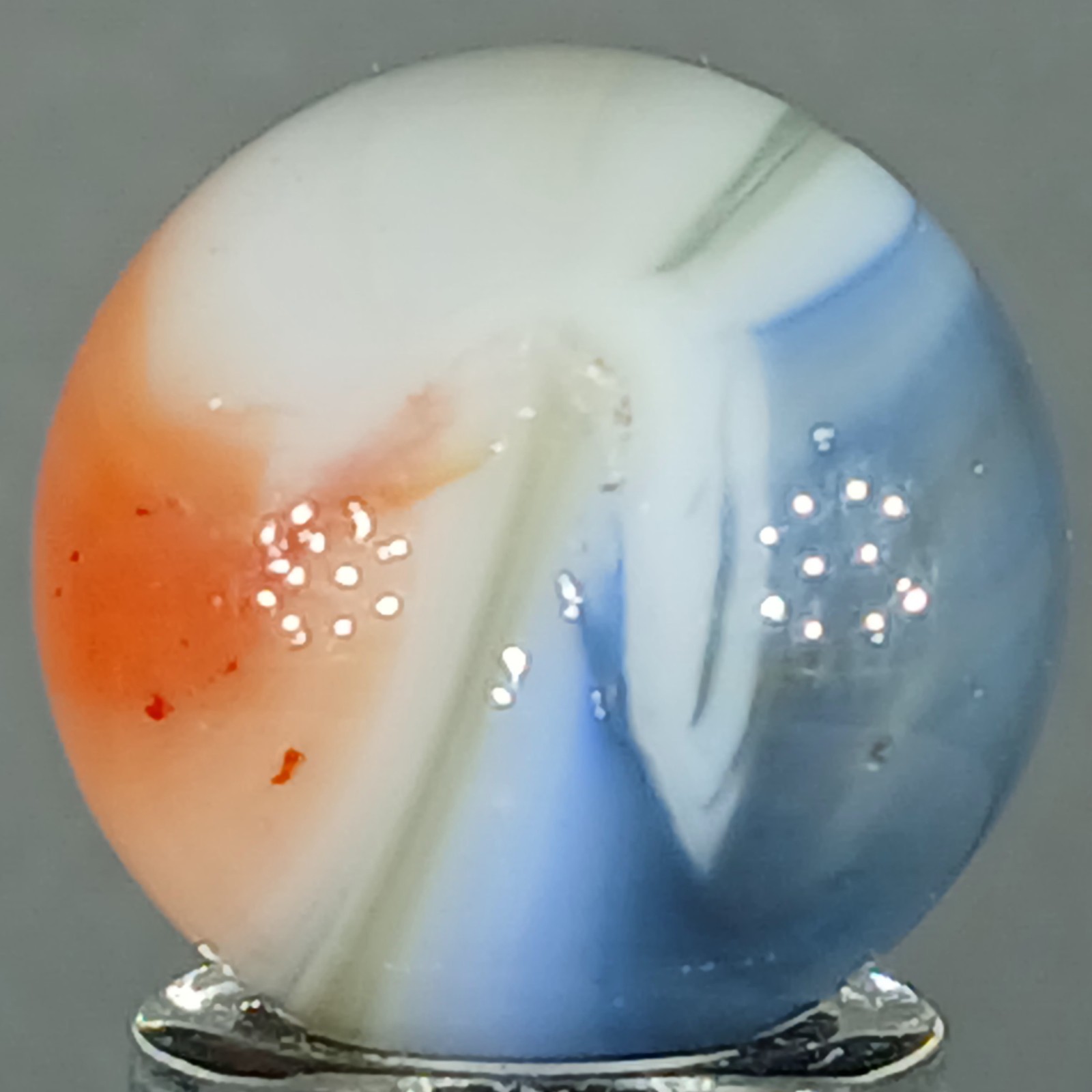 Vintage Imported Patch And Ribbon Marble .62 Inches Near-Mint Condition