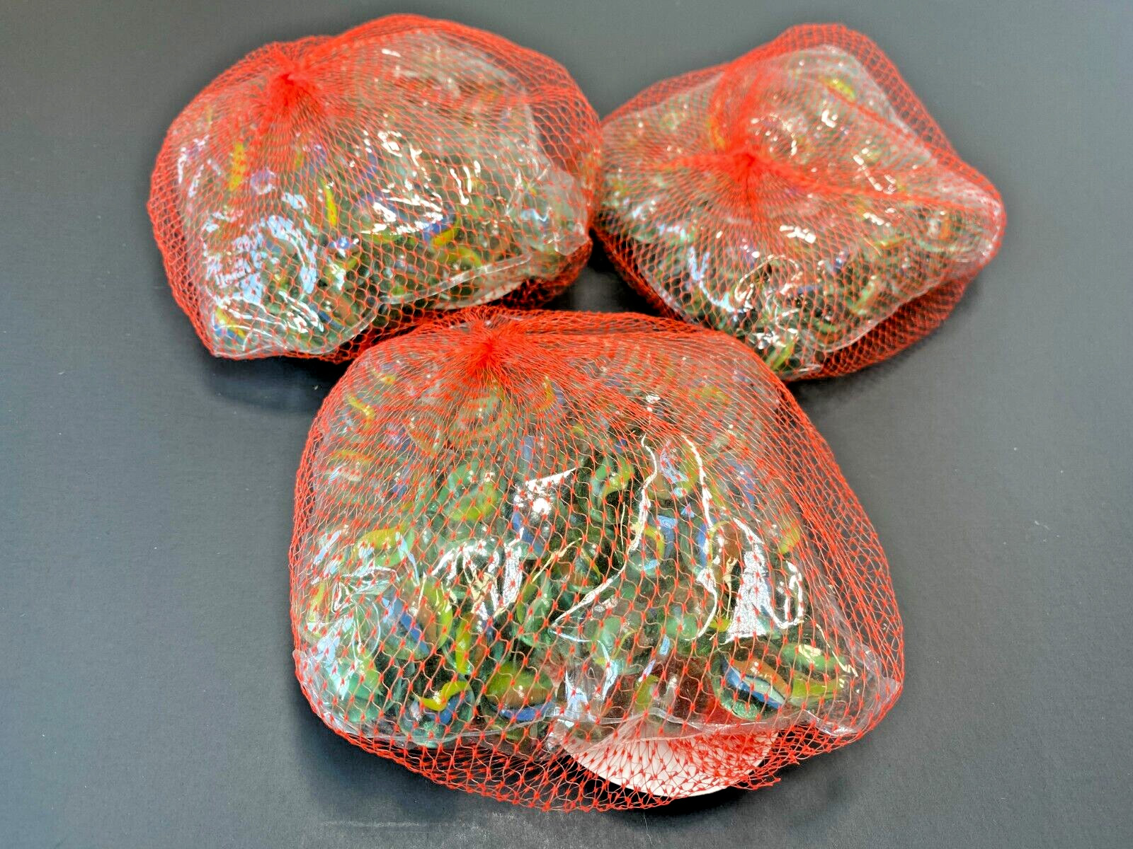New Ja-Ru 2004 Marbles~3 bags (100 Marbles per bag) w/Lucky Shooters