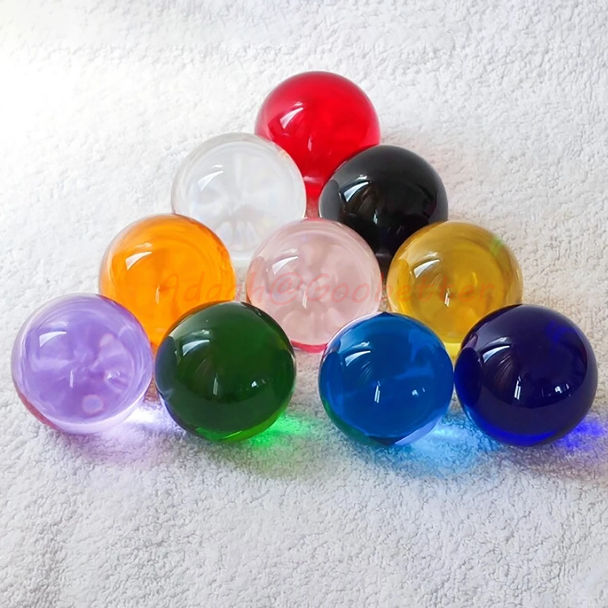 40mm 50mm Glass Ball Glass Beads Handmade Marbles DIY Kid Toys Games Vase Decor