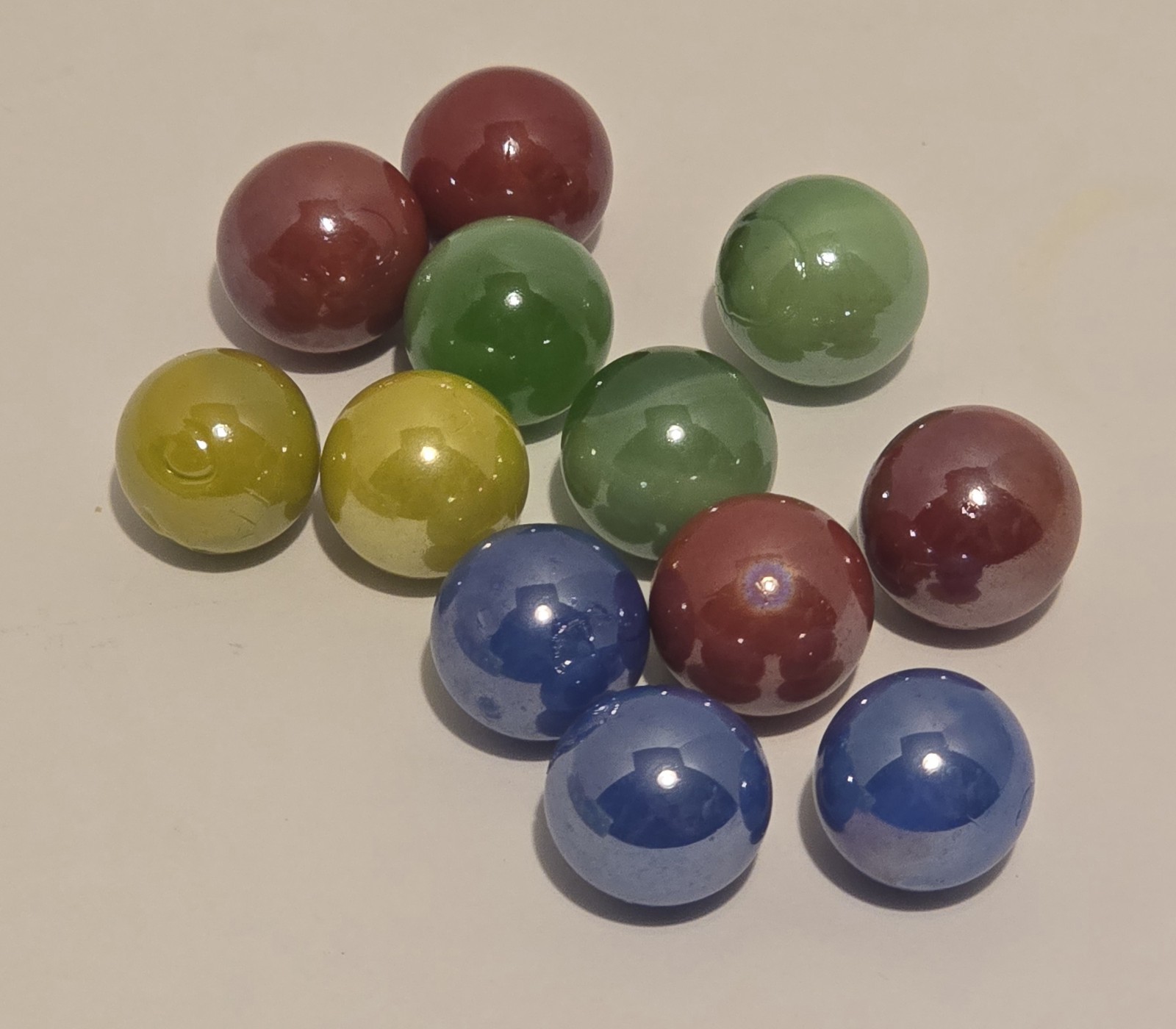 Vintage Marble Lot 150 Pieces Mixed Colors Sizes – Confetti Speckled Glass 3lbs