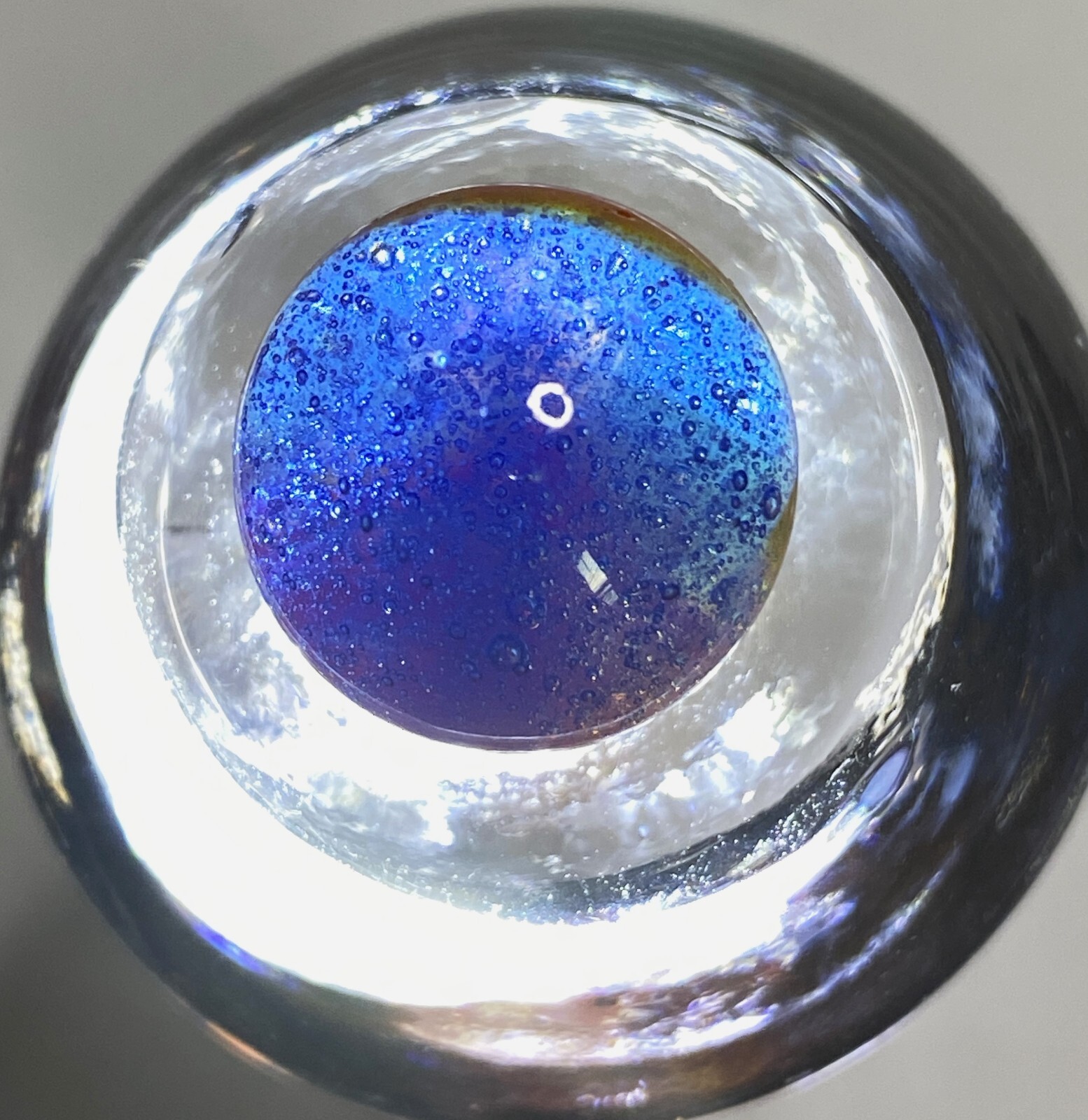 #3 PELTIER MARBLE HYBRID RAINBO BLENDED SPIDERMAN BURNT COLORS .64″ NM+/- MX122