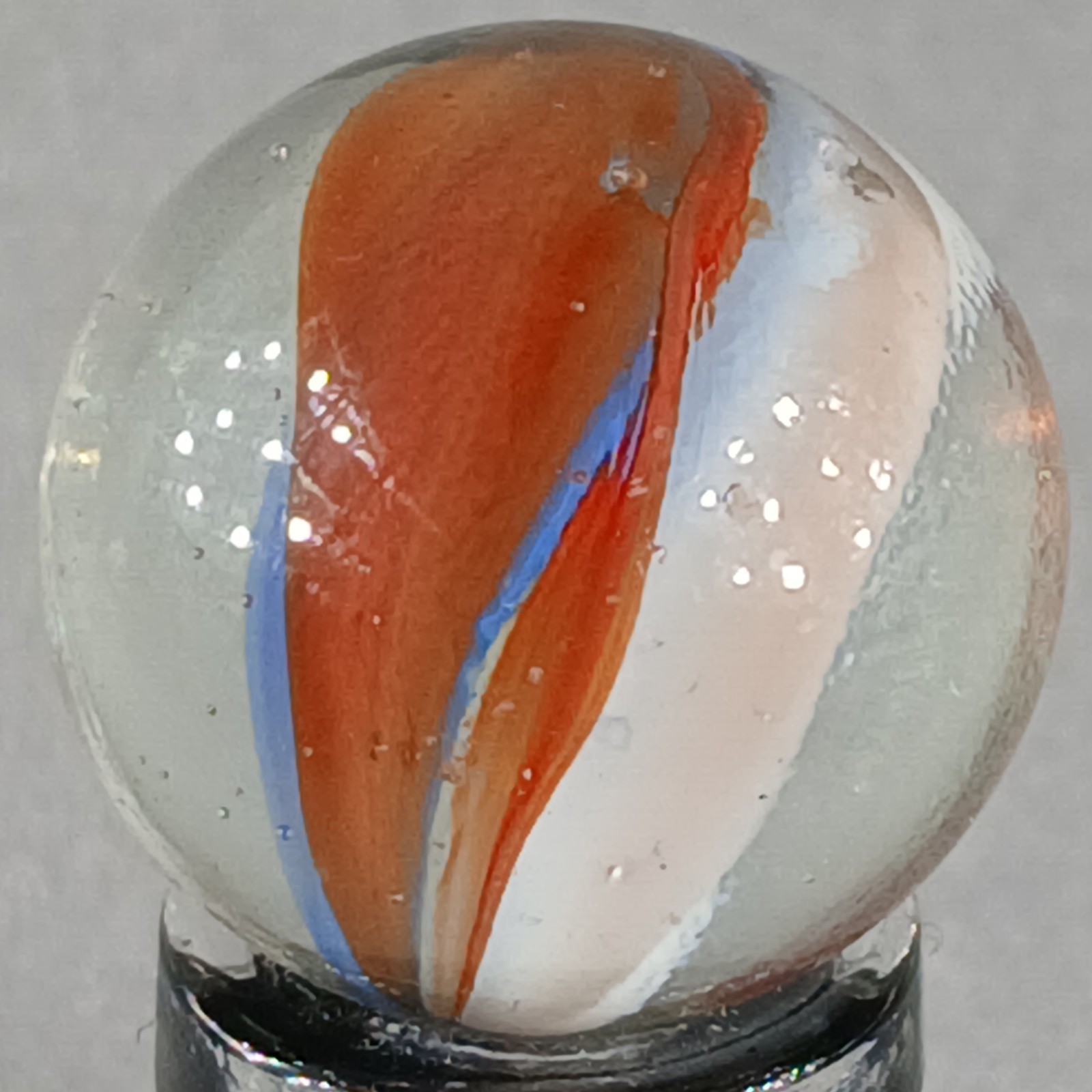 Vintage Imported Cat’s Eye Marble .60 Inches Near-Mint Condition