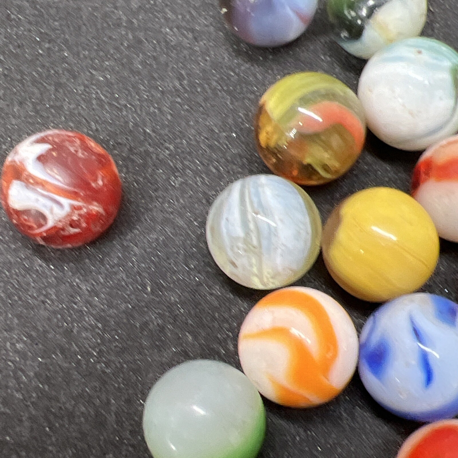 Vintage Akro Agate Peltier Christensen Glass Swirl Marble (30 Lot) Great Lot!