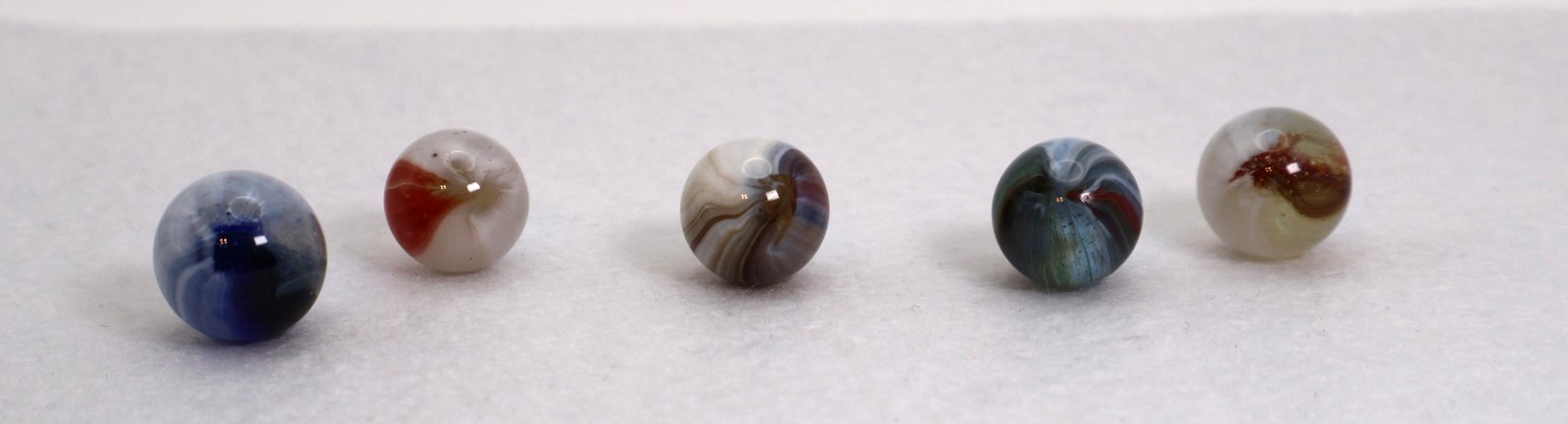 5pk 5/8-11/16″ Marbles – Mix of Masters & Pinchers MINT