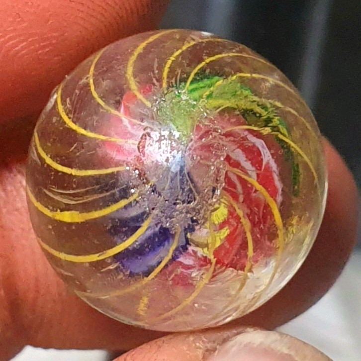 25/32″- Precision Caged Quad Candy Style Divided Core German Marbles (GP) MM