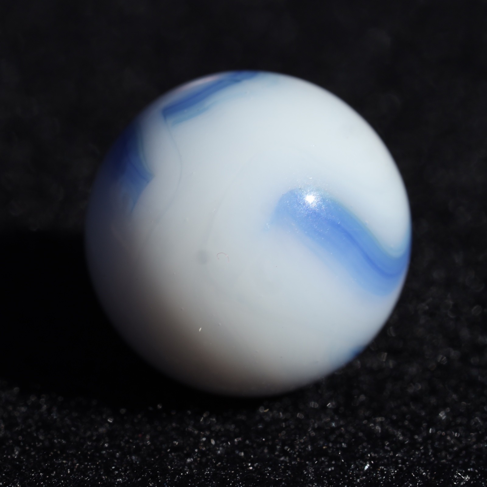 ALLEY Light Blue WV West Virginia Swirl Marble 5/8″ M Combined Shipping