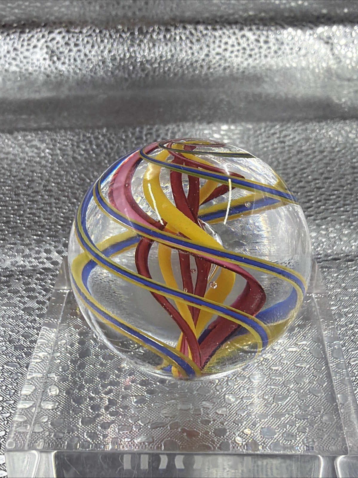 Massive 1.5” Contemporary Modern Multi-Strand Open Core Swirl – Polished to Mint