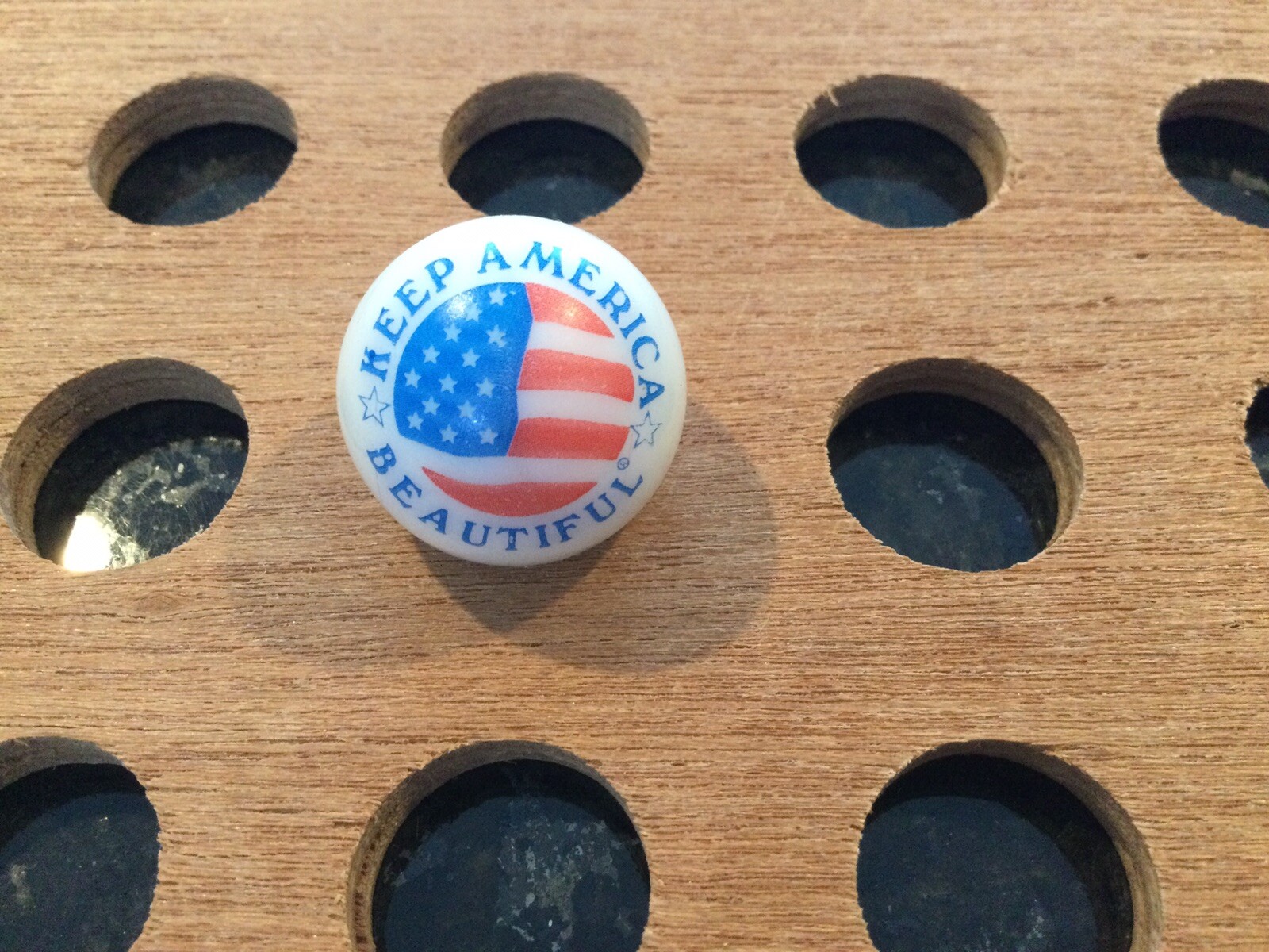 Vintage | “Make America Beautiful” | Red, White, & Blue | Marble