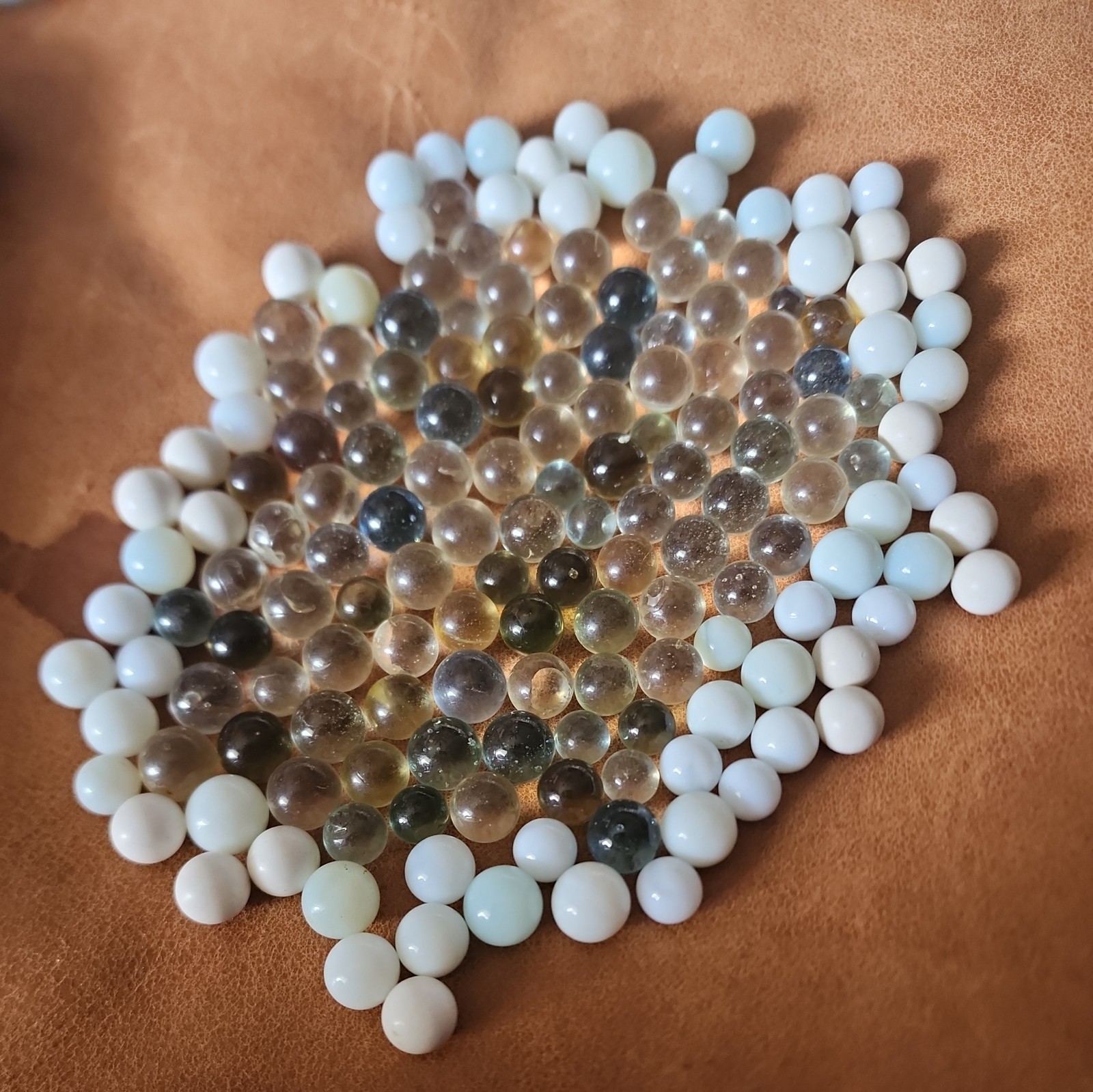 Over 150 Assorted Vintage Marbles
