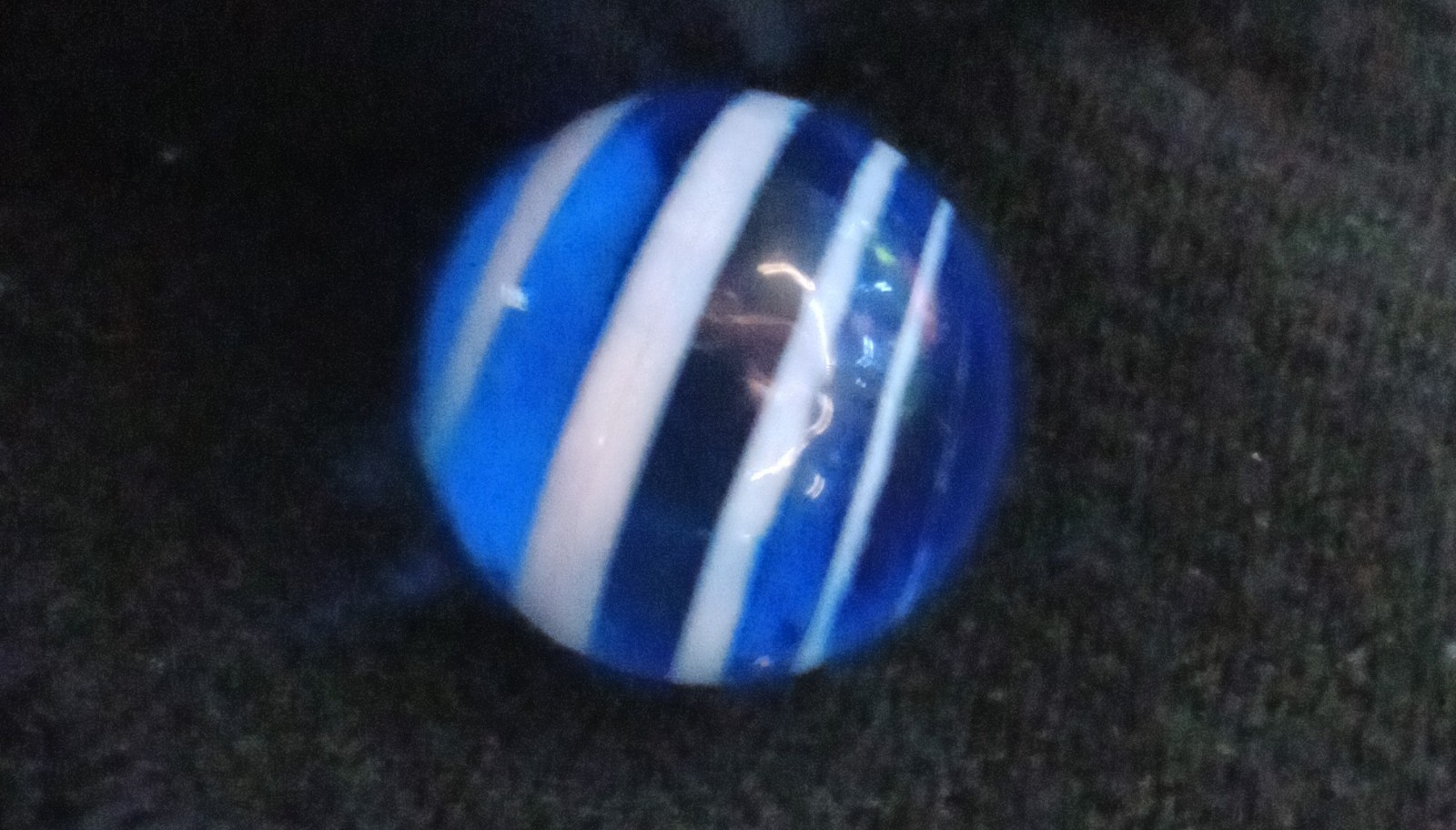 Unique Vintage Blue Swirl Marble