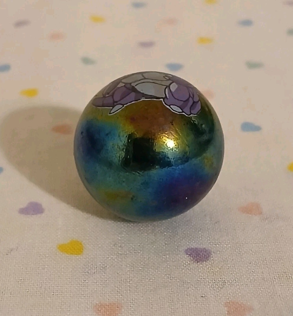 Vintage Pokemon Collectible Marble Metallic Holo Nidoking #34 Toy Biz READ
