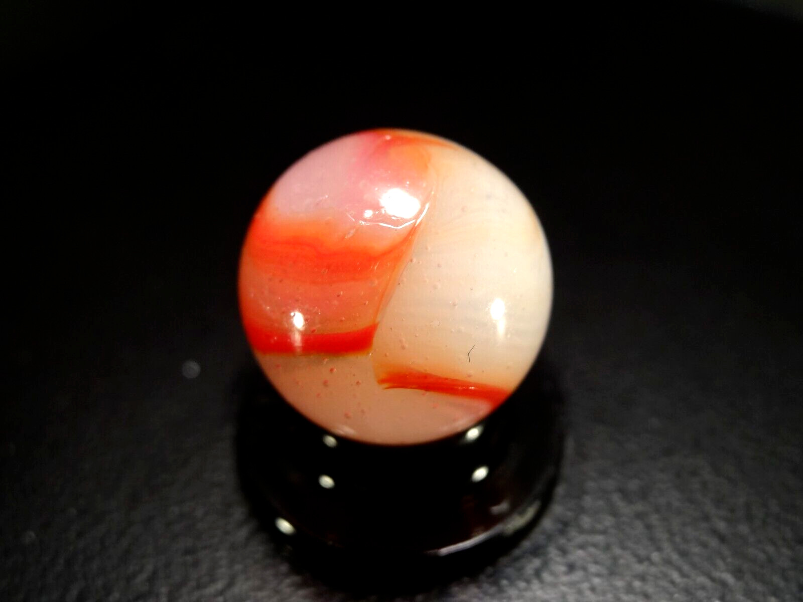 KOKOMO OPALESCENT GLASS CO. Made on the old Peltier machine OPAL GLASS W Mint