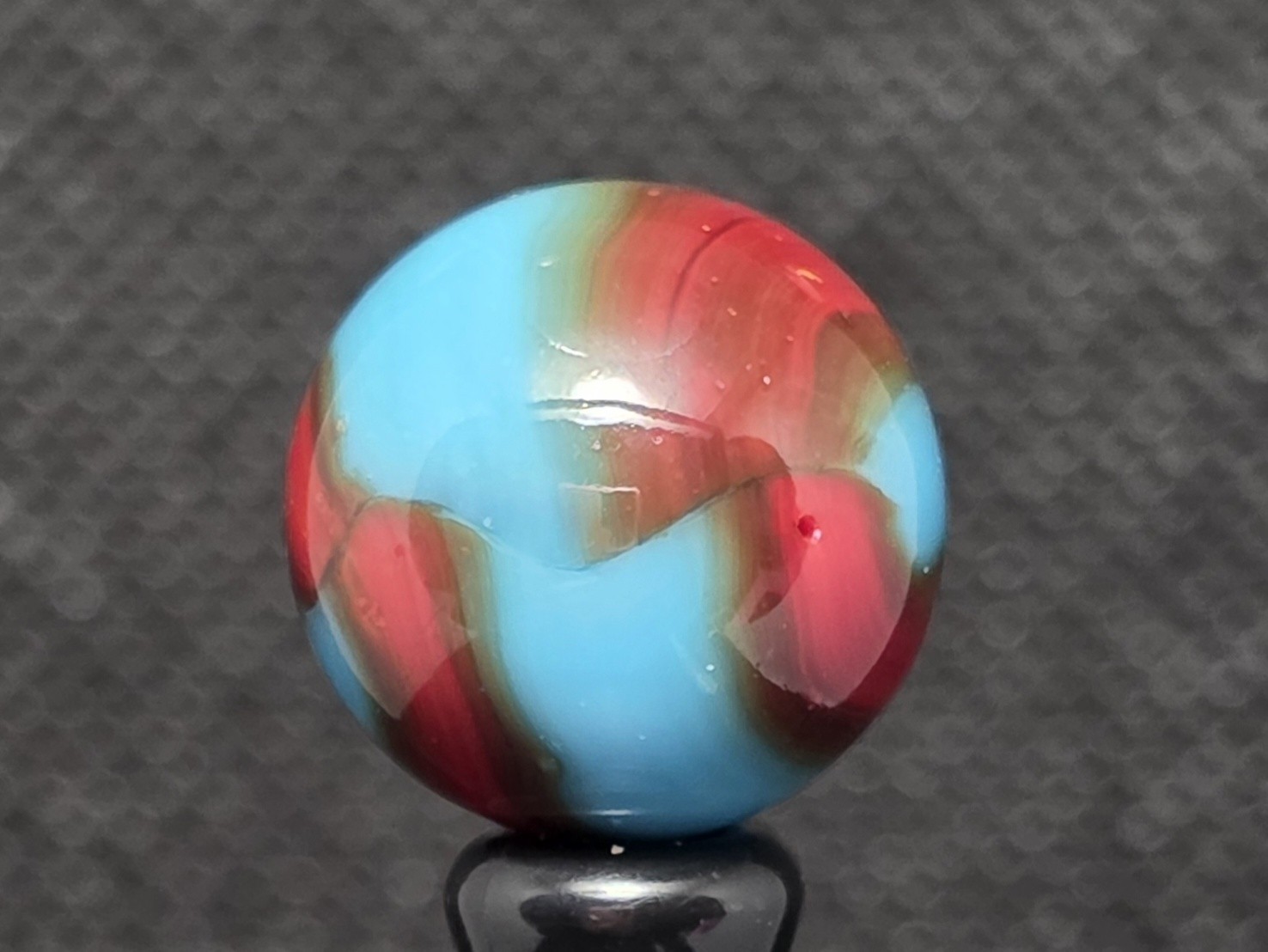 VINTAGE PELTIER NLR “BURNT SPIDERMAN” MARBLE MINT 0.63″
