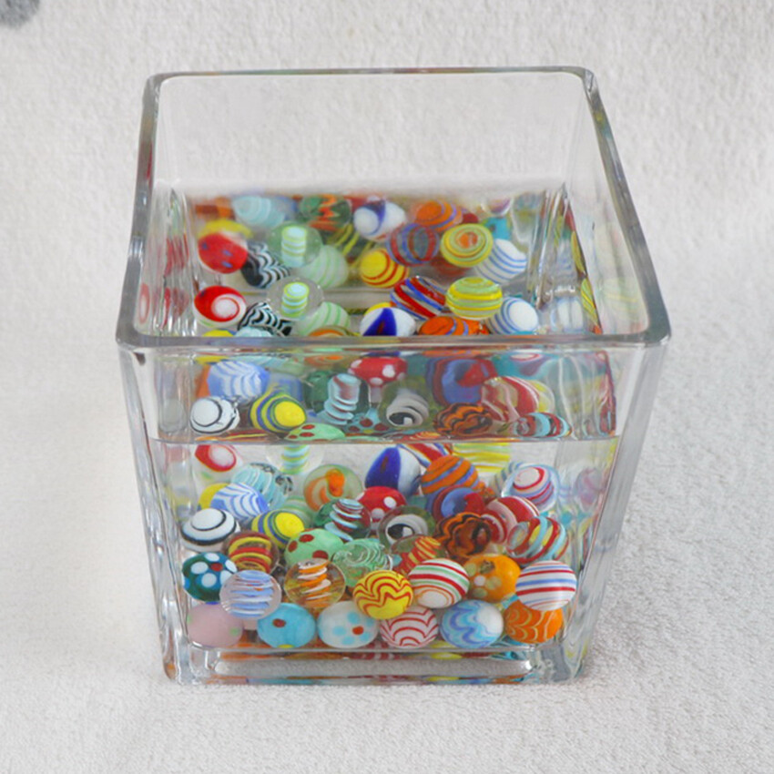 16mm/18mm Wonderful Ball Glass Ball Marbles Vase Fish Tank Decor Craft Ornament