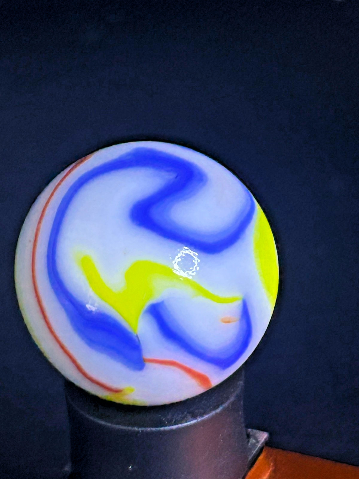 Christensen Agate CAC Swirl Marble Multi-Color Ribbons UV+ .96″ Sh24