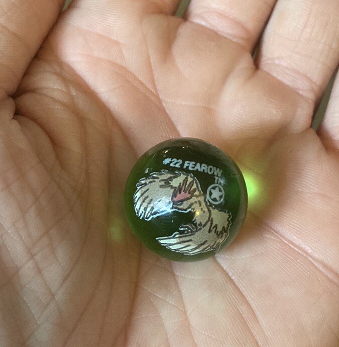 Pokémon Marble – #22 – FEAROW – 2000s ULTRA RARE POKEMON TOY WOTC Nintendo HTF