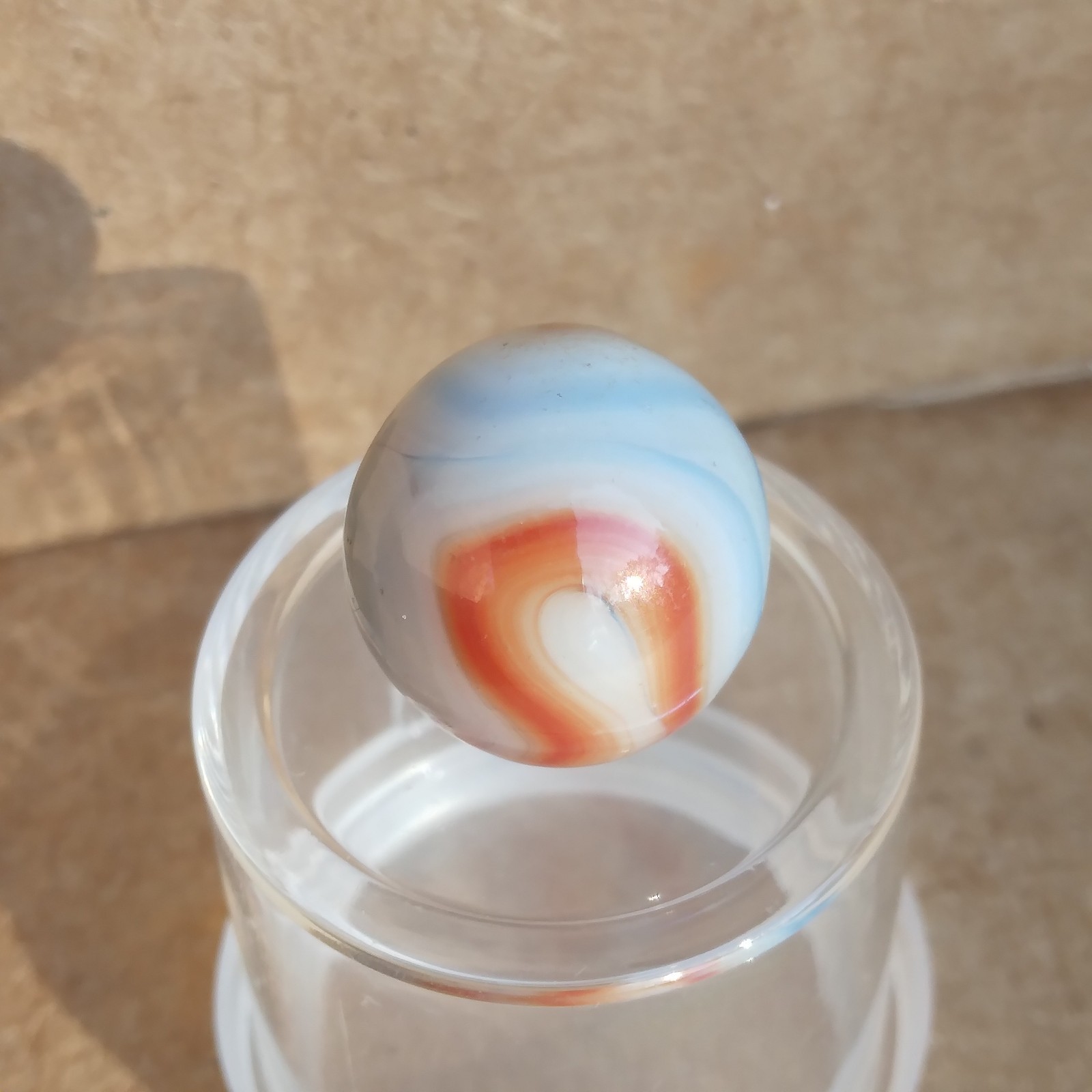 .58″ Vintage Marble- Red White Blue Liberty- Alley Ravenswood Heaton Champion