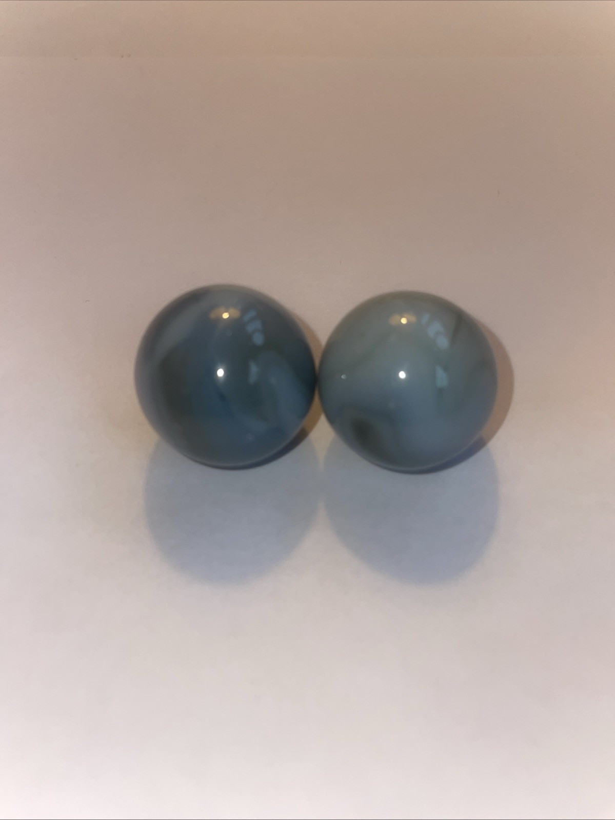 Cloud Master Marble Co Storm Clouds 1940’sShooter Marbles Lot Of 2