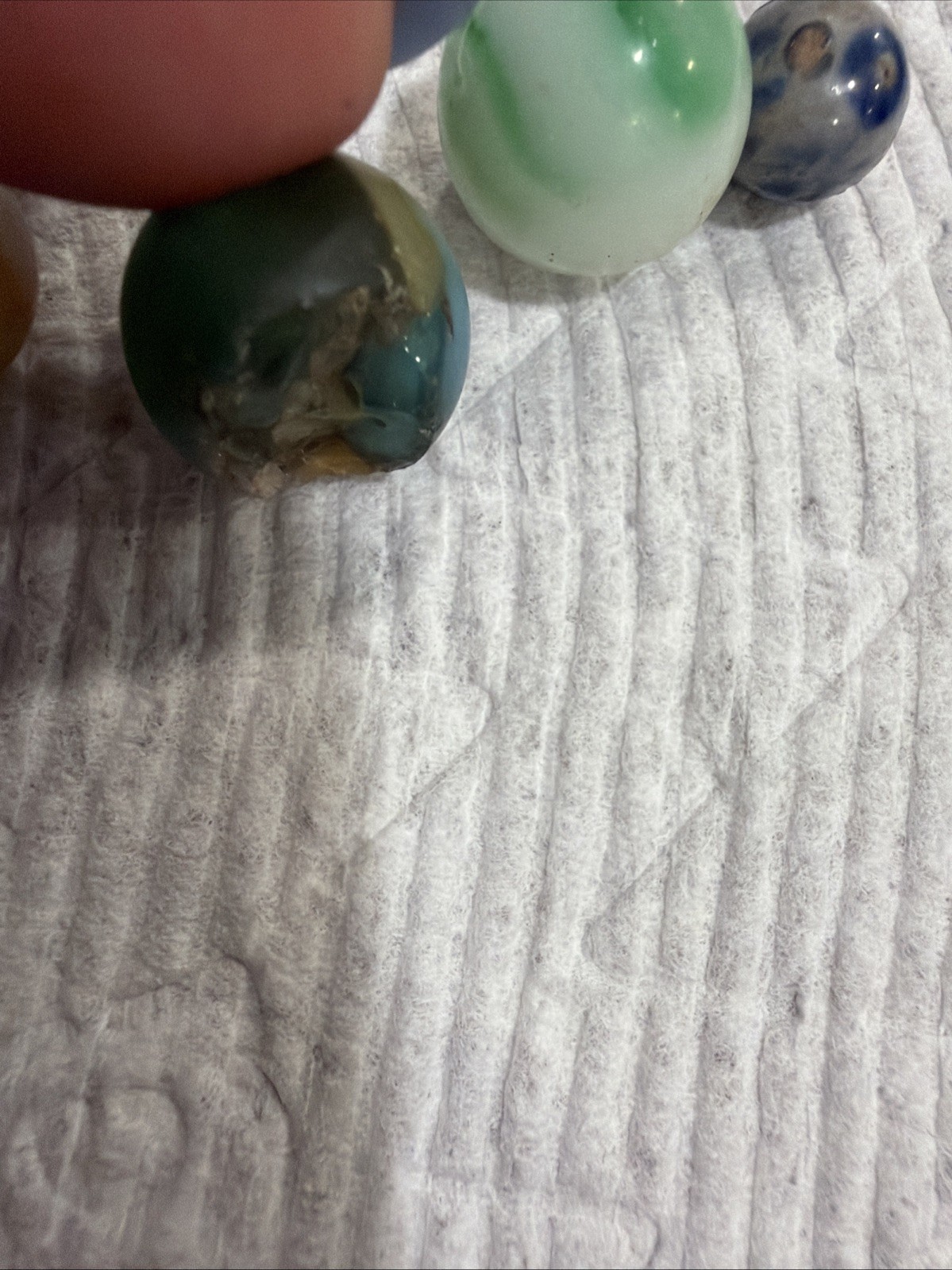 Lot Of 13 Vintage Marbles 11-regular 1- Shooter 1-mini 4 Damaged