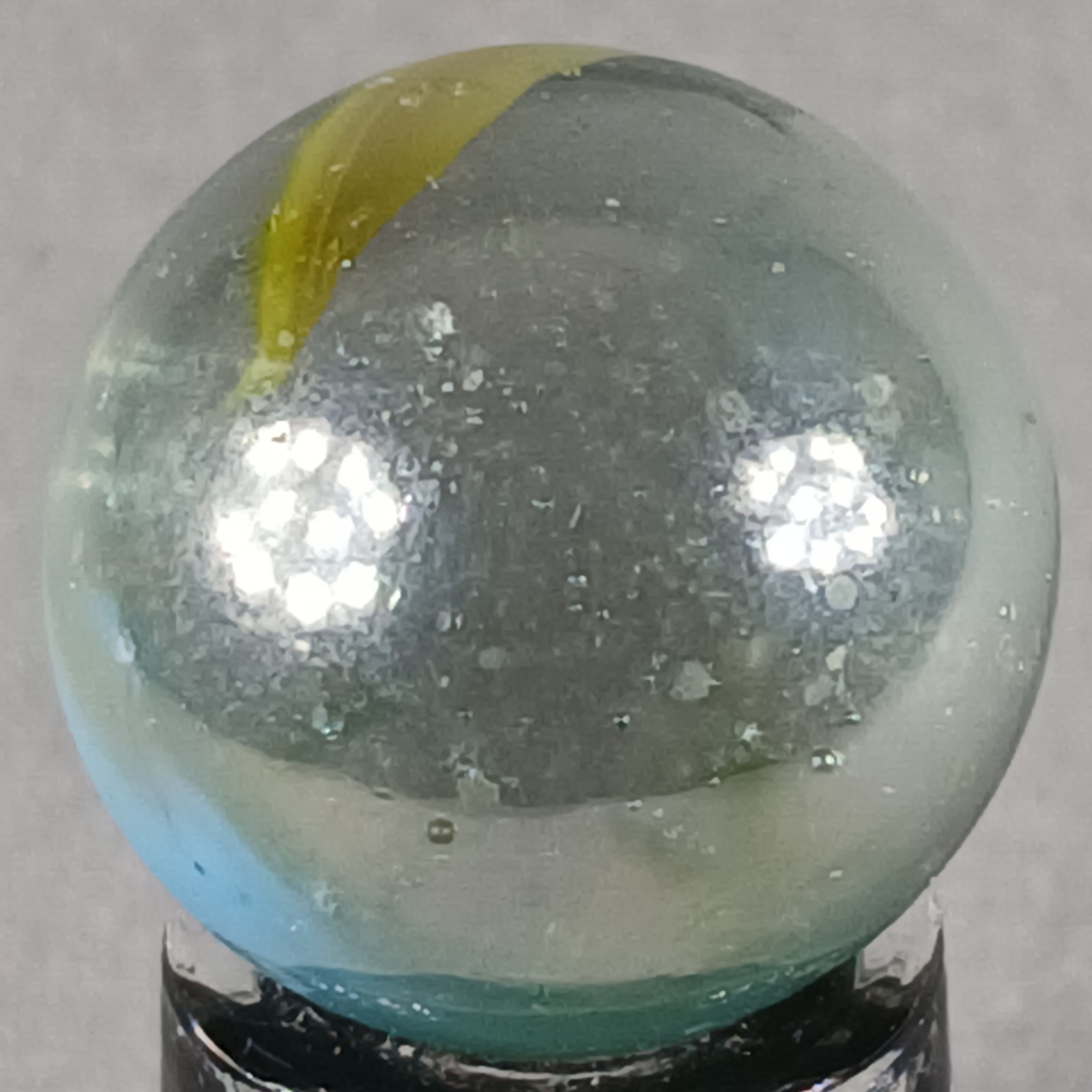 Vintage Imported Iridescent Patch Marble .62 Inches Near-Mint Condition