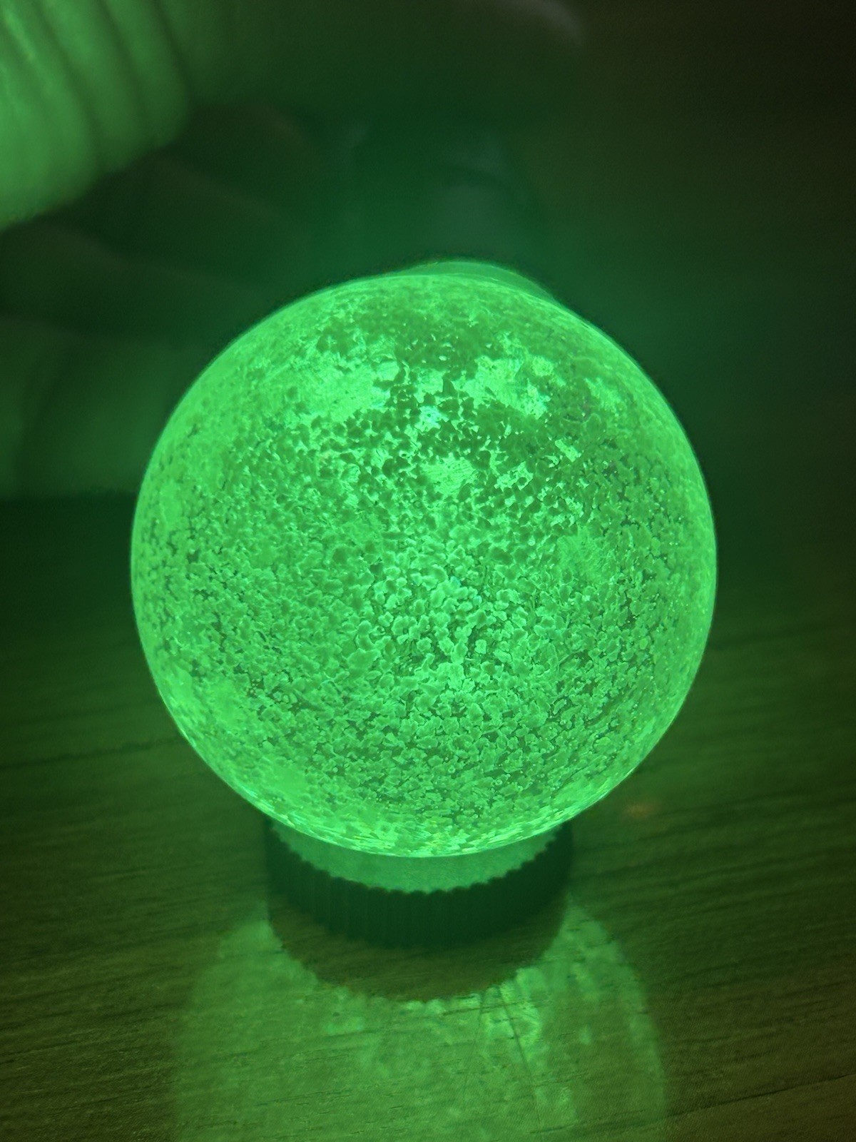 2” 50mm Glow In The Dark Marble Sphere UV Reactive ling Wave Short 365 395