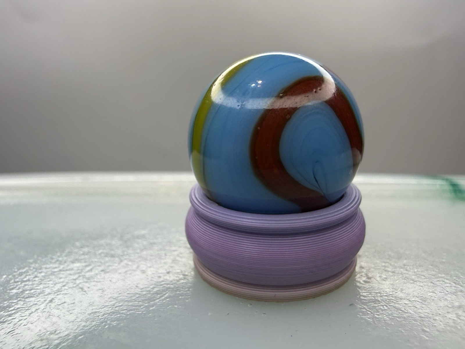 Glass Marble With Display Included lot #8467