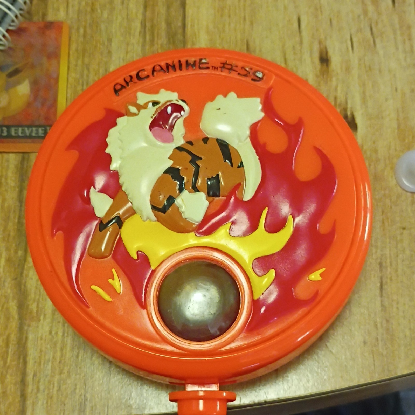 Pokémon Machine Made Marble Shooter Carry Case w/ #59 Arcanine Logo Print (1999)