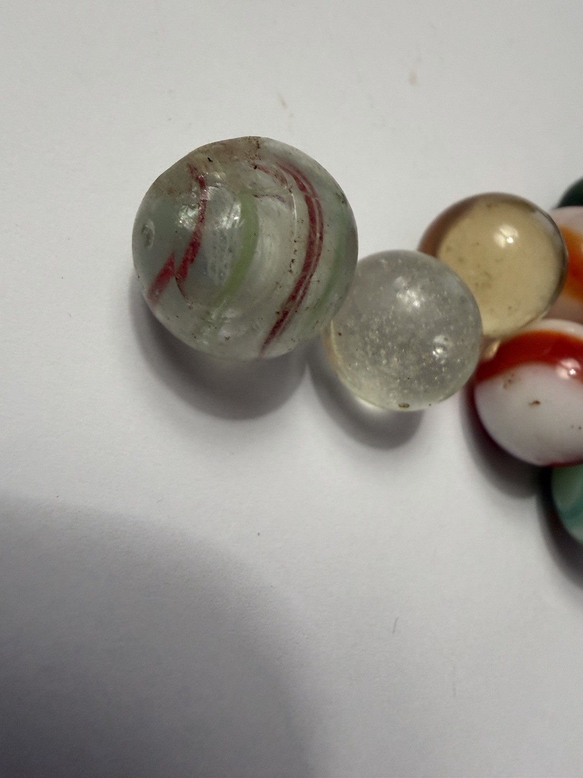 Antique Clay And Glass Marbles