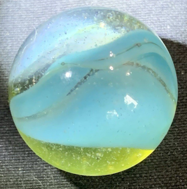 Vintage Marble Shooter – Christensen, Peltier, Agate? Original Owner! UNIQUE!
