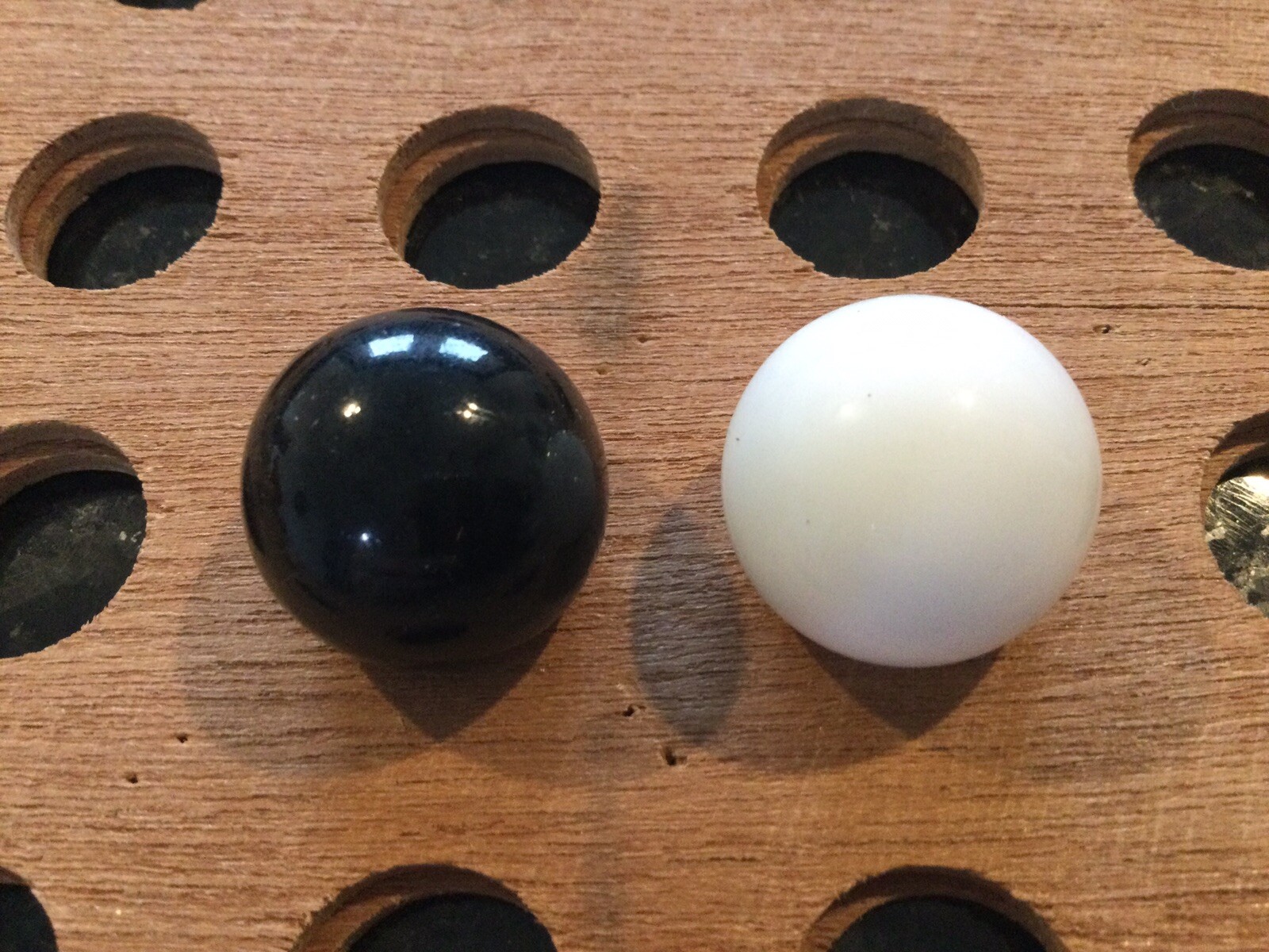 Vintage| “Emden Illinois 125th Anniversary” | Black & White Marble | LOT OF 2