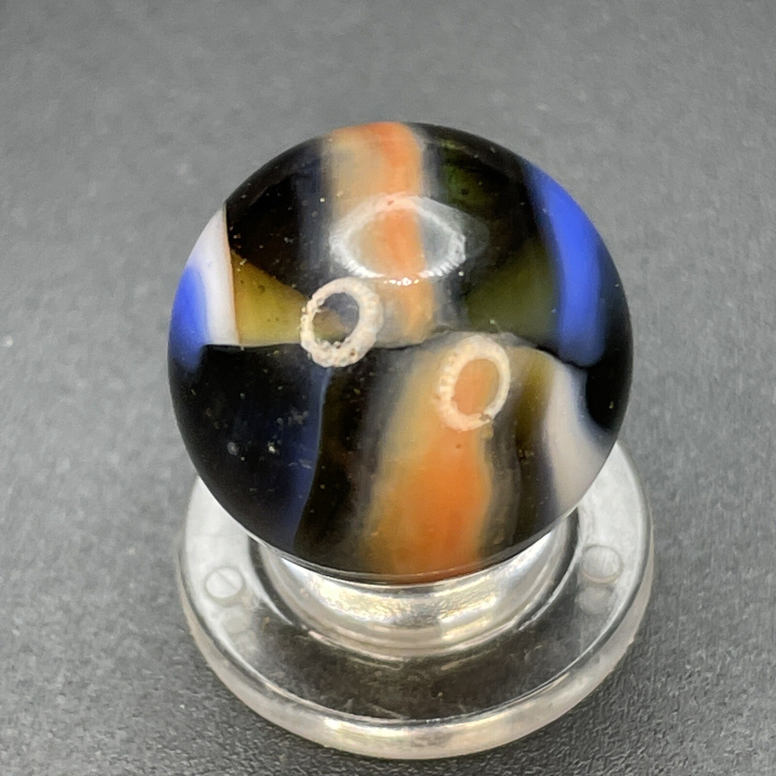 Peltier National Line Rainbo MCS Marble Vintage Marbles 0.669”