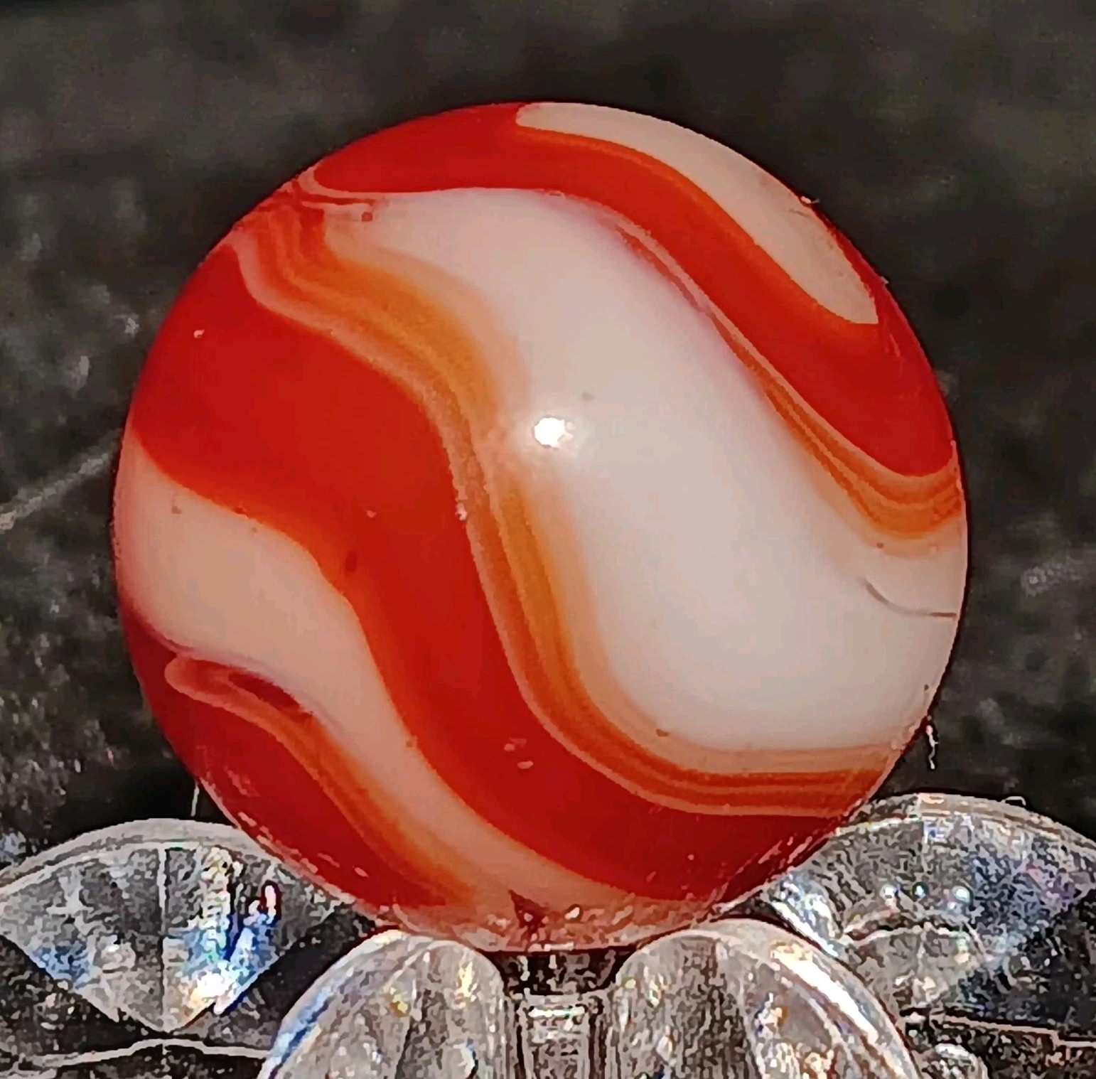 Ravenswood Swirl Marble. 5/8″ Mint. Stunning Example