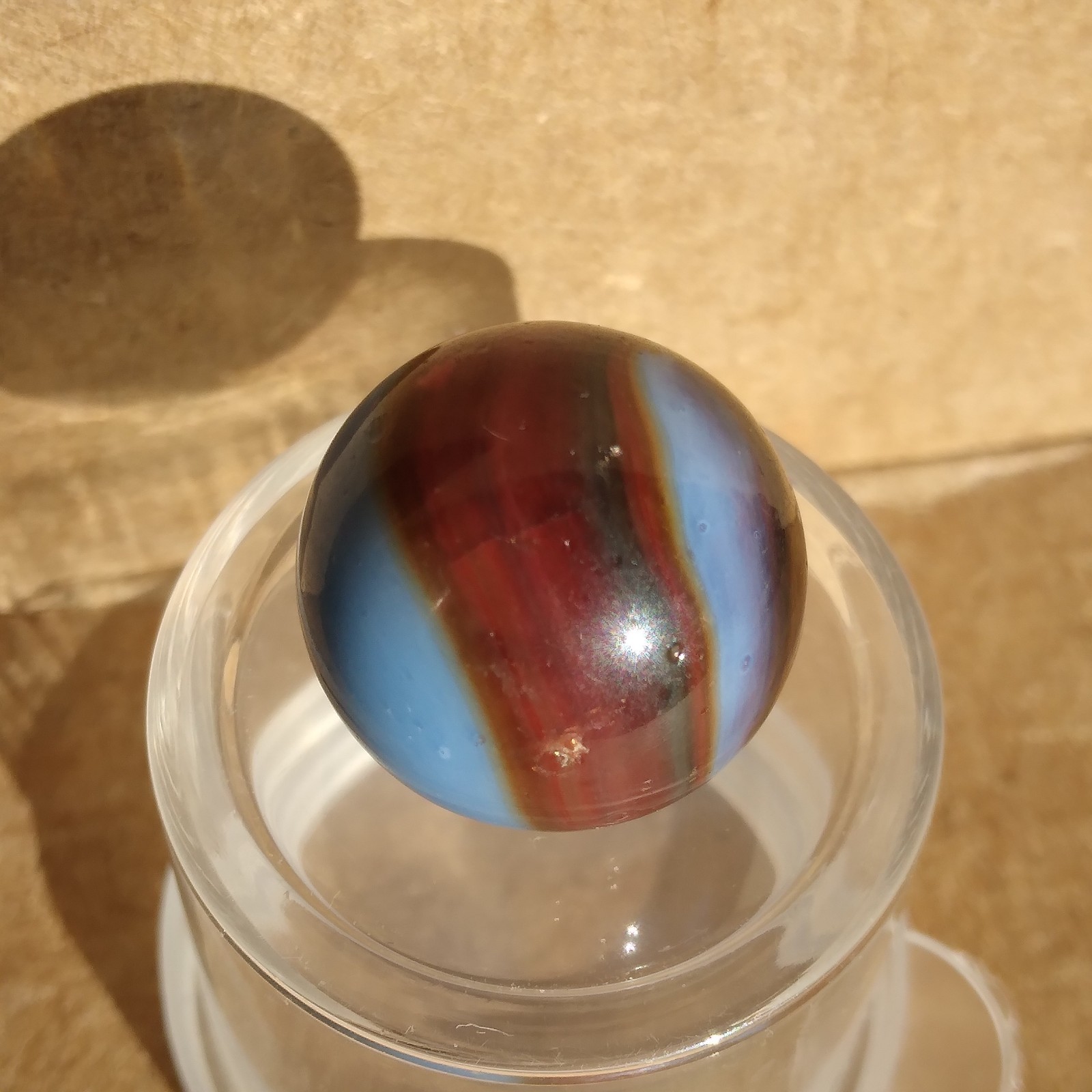 0.61″ Vintage Marble- Peltier Kokomo Vitro Akro Christensen
