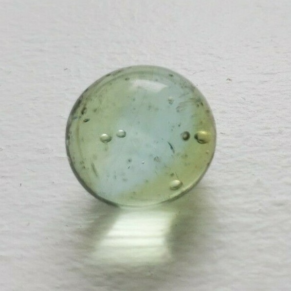 MINT 5 VINTAGE BEAUTIFUL CAT EYE CLEAR CLEARIE MARBLES FROM 1970S & 1980S