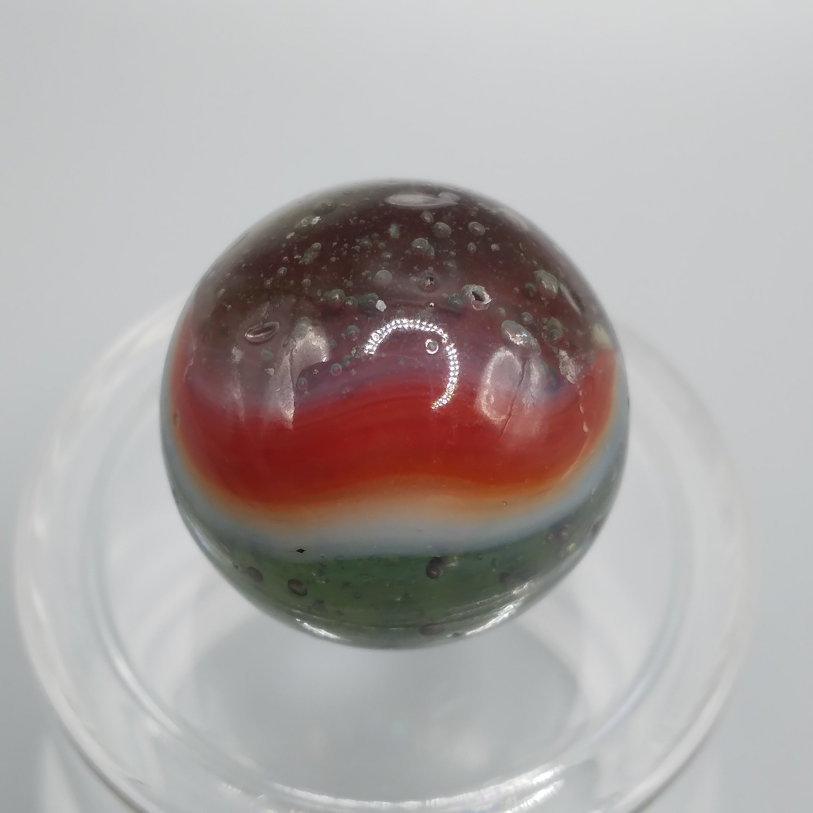 0.60″ Vintage Marble- Kokomo Peltier Vitro Marble King Akro – Quick List #Q37