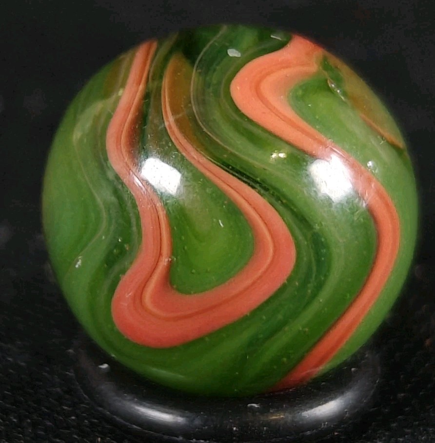 Vintage Marble – Alley Coral Green .60″ Champion CAC