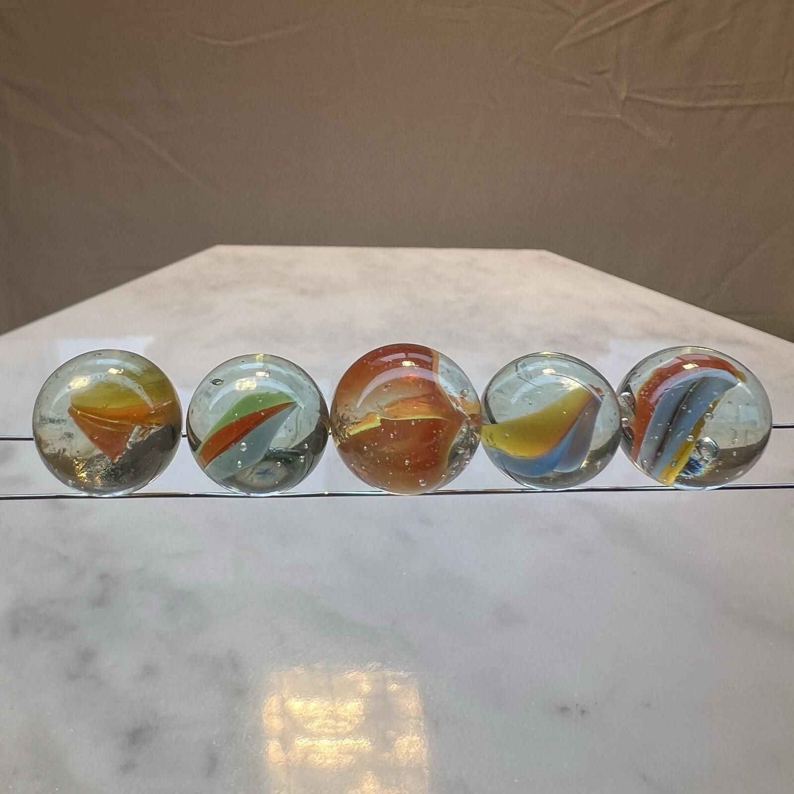 Marbles Assorted Vintage Collectable Glass ~ 170pc ~1.03kg. Most from the 1960s