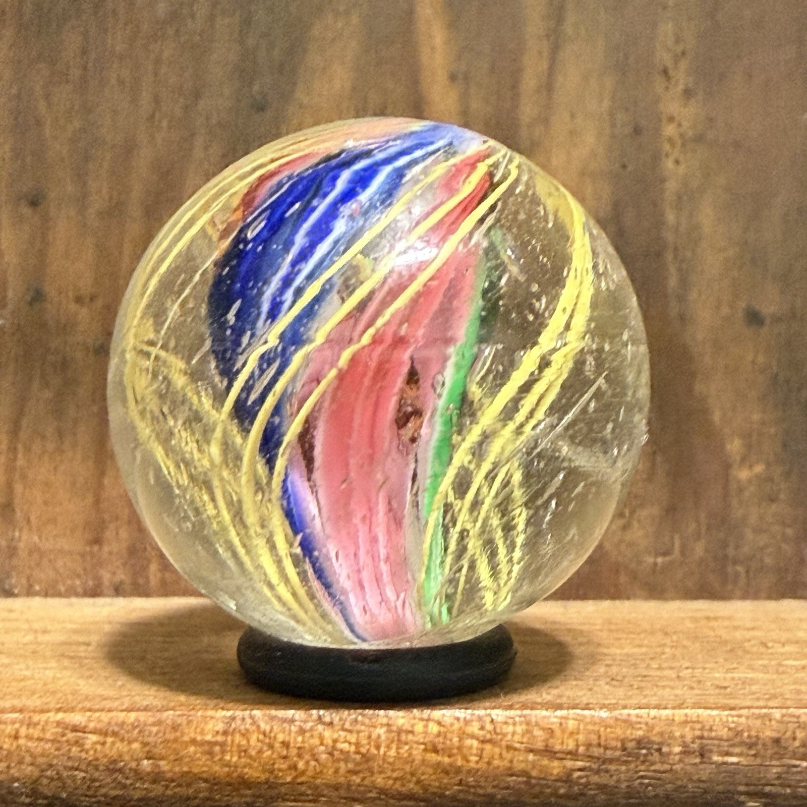 Antique Handmade Divided Core Marble 15/16” Near Mint(+) | 318