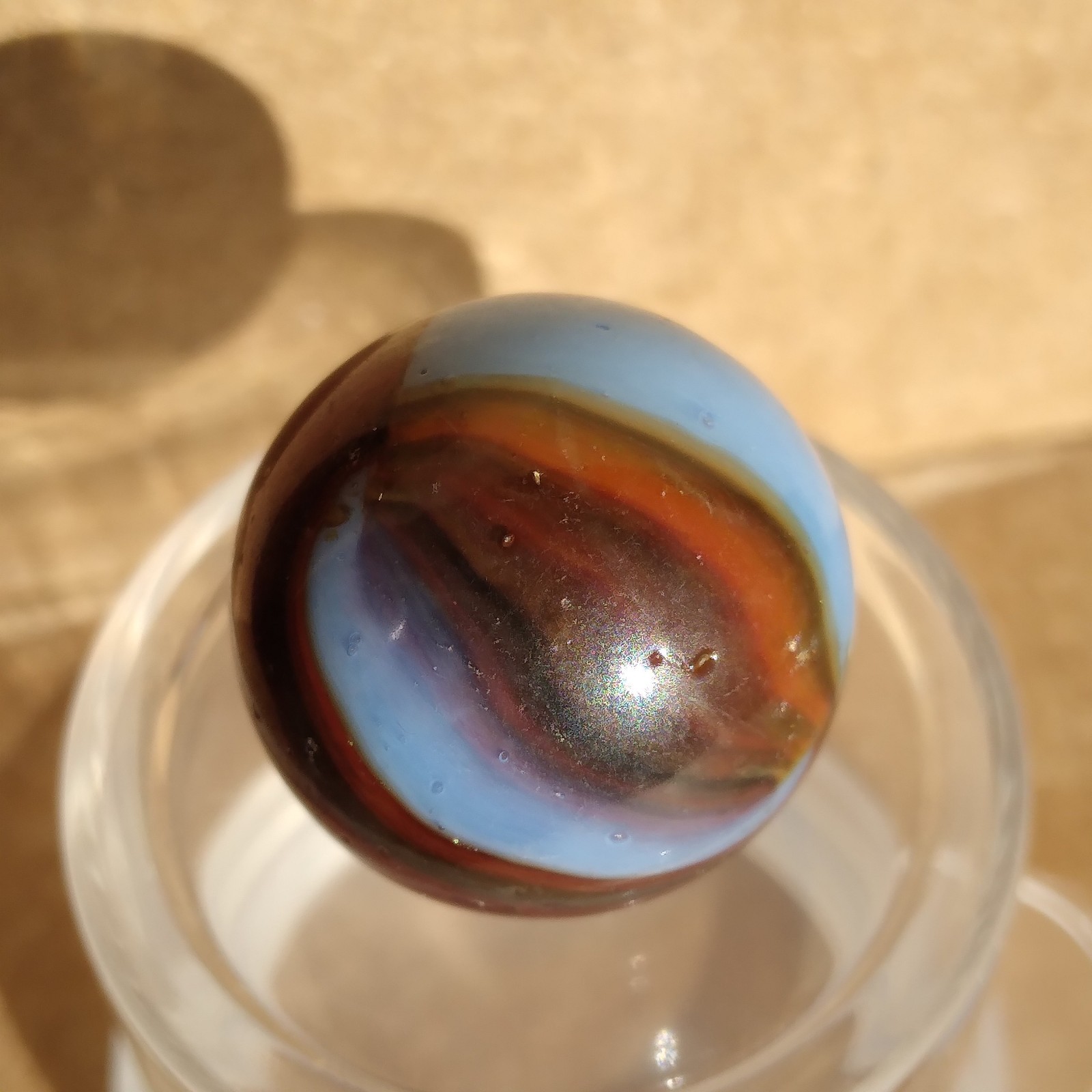 0.61″ Vintage Marble- Peltier Kokomo Vitro Akro Christensen