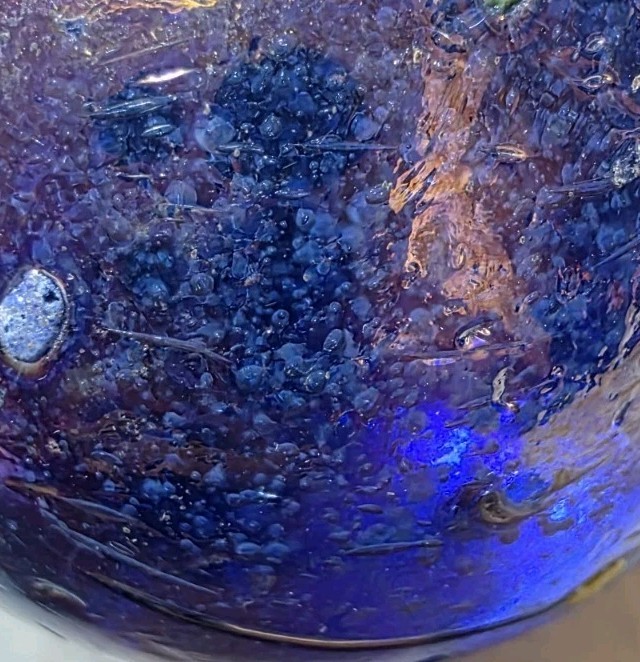 🔮 Lot of 3 Vacor de Mexico Marbles Massive 1.75″ Mammoth Destroyer Galaxy Glitt