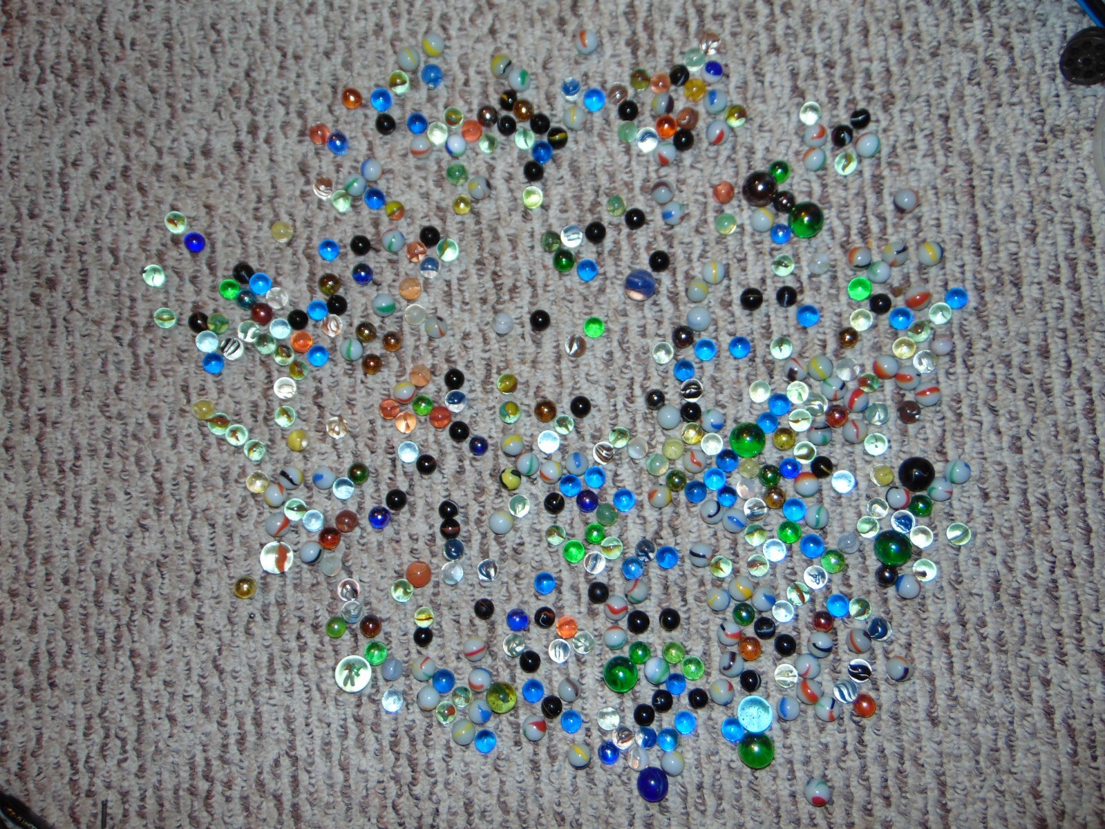 576 Vintage Kids Marble Marble Collectors Mix 1950s & 1991ish Mammoth Shooter