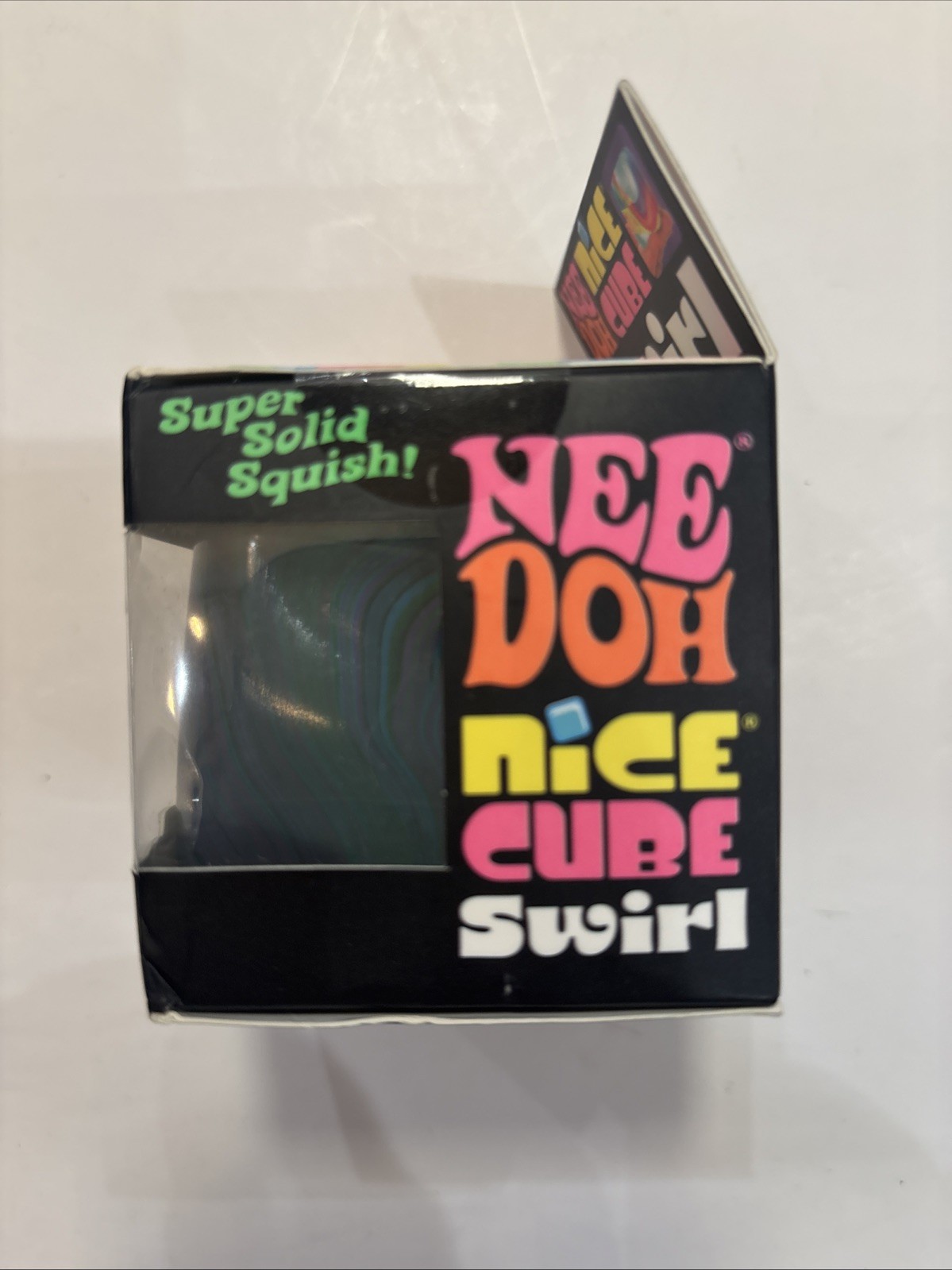 NEW Authentic NeeDoh Nice Cube Swirl Green Blue And Purple 🥳