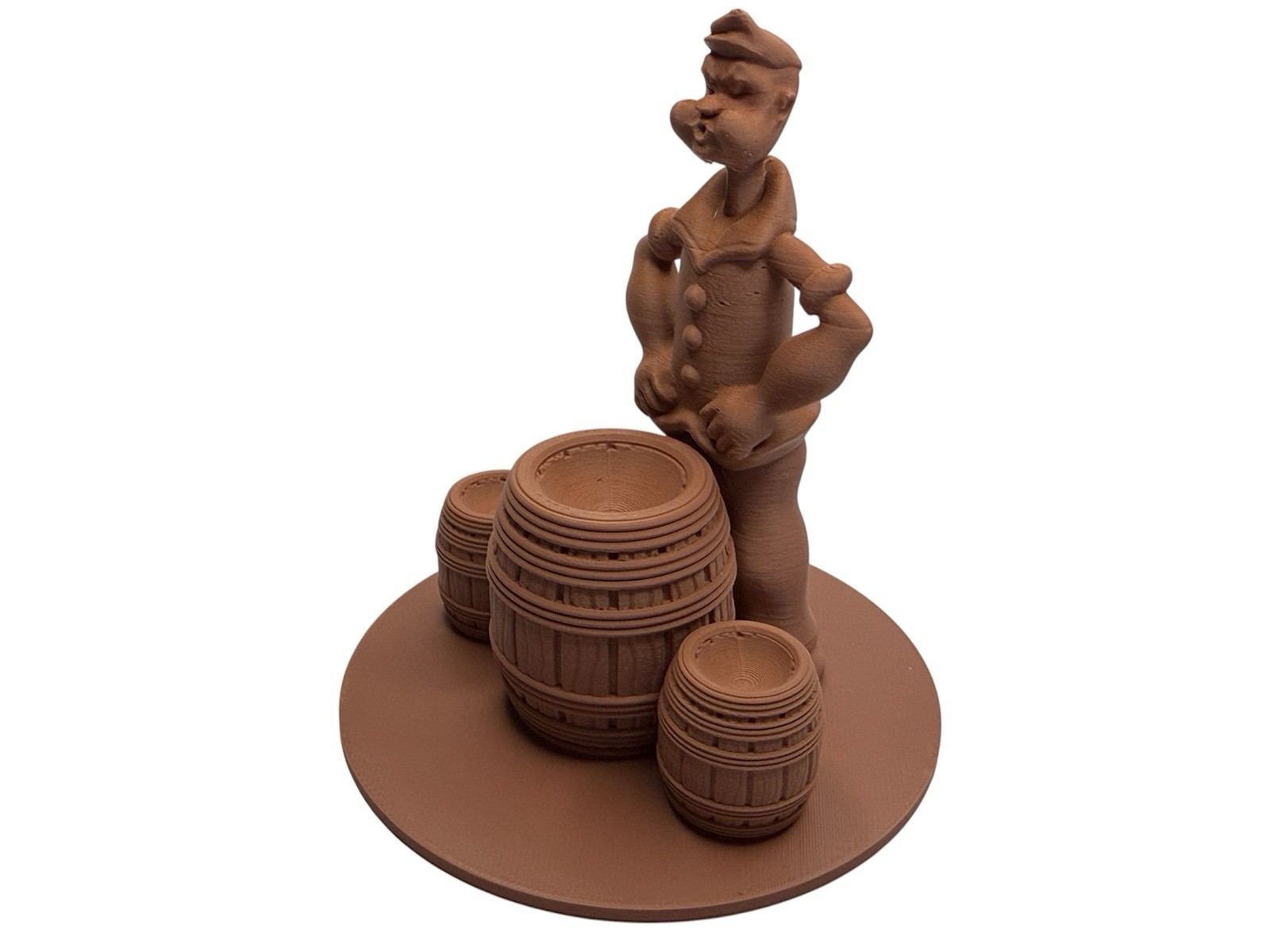 Popeye Marble Display For Marbles – Lot #9208