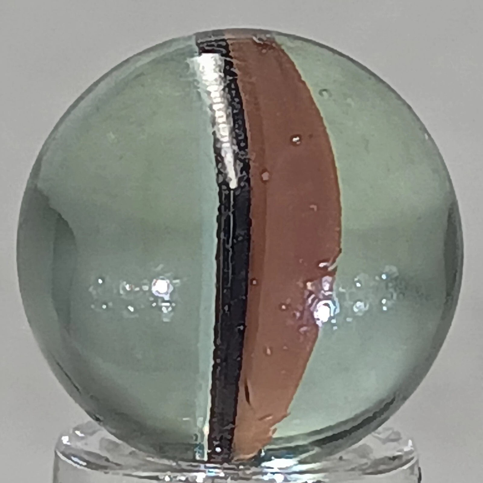 Vintage Tri-Color Hybrid Cat’s Eye Marble .60 Inches Near-Mint Condition